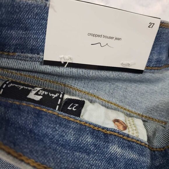 Alexa High Waist Crop Wide Leg Jeans Size 27 - Picture 8 of 9